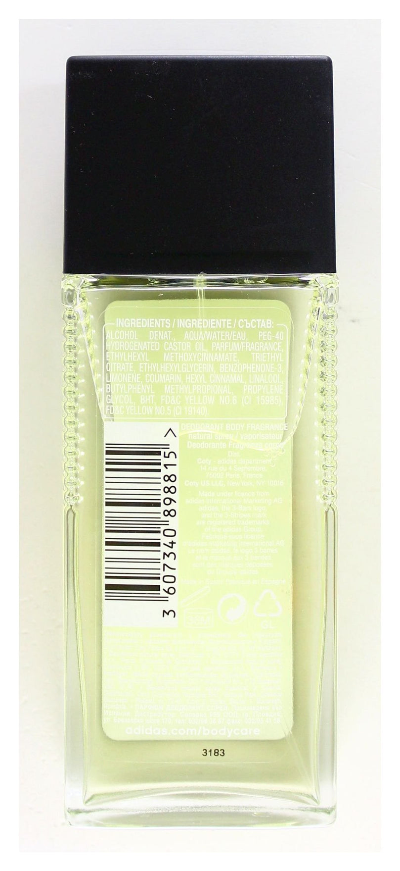 Adidas Fragrance Extreme Power Cologne Spray for Men, 2.5 Fluid Ounce