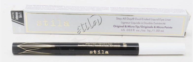 Stila Stay All Day Dual Ended Liquid Eyeliner - Intense Black / Snow
