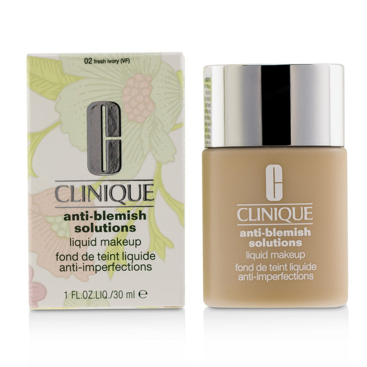 Clinique Anti Blemish Solutions Liquid Makeup - # 02 Fresh Ivory (VF) Women 1 oz