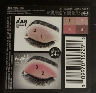 Revlon ColorStay Day to Night Eyeshadow Quad - 565 Pretty (2 PACK)