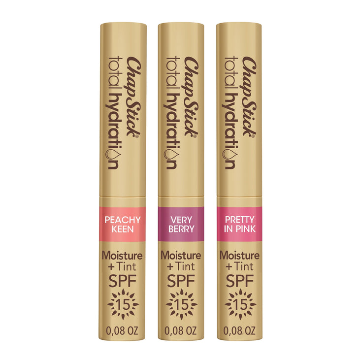 ChapStick Total Hydration Balm Gift Set - 3 Tubes 0.08 oz Each