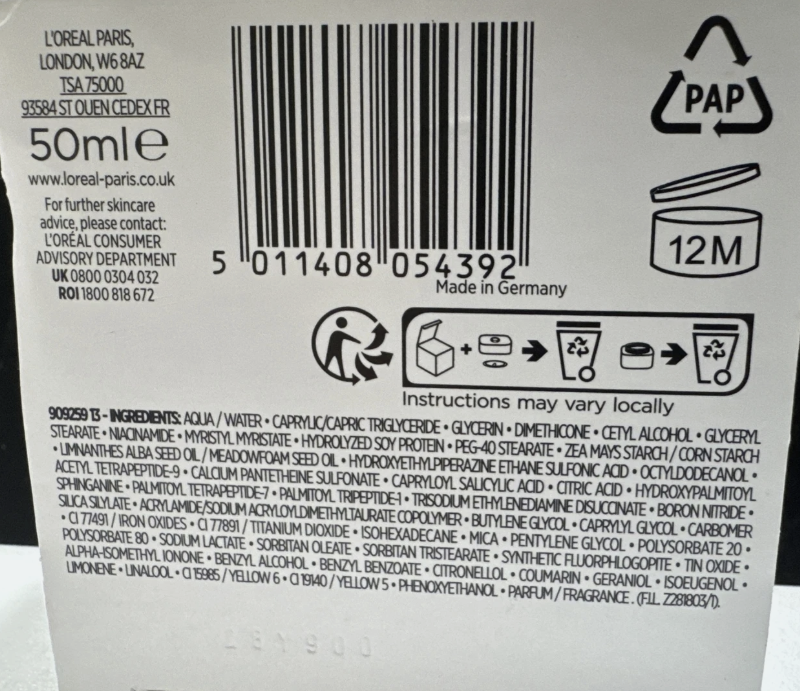 Loreal Age Perfect Retightening Day Cream 50 ml