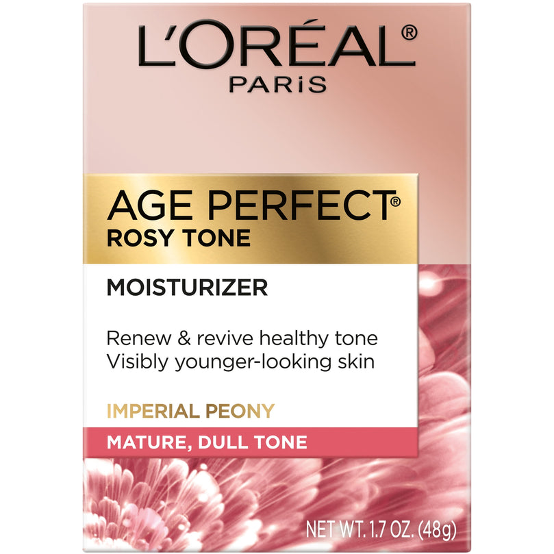 L'Oreal Paris Age Perfect Rosy Tone Daily Face Moisturizer, 1.7 oz