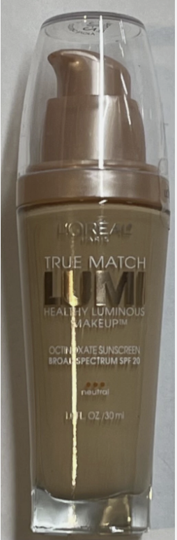 Loreal Paris True Match Lumi Healthy Luminous Makeup, N1-2 Soft / Classic Ivory