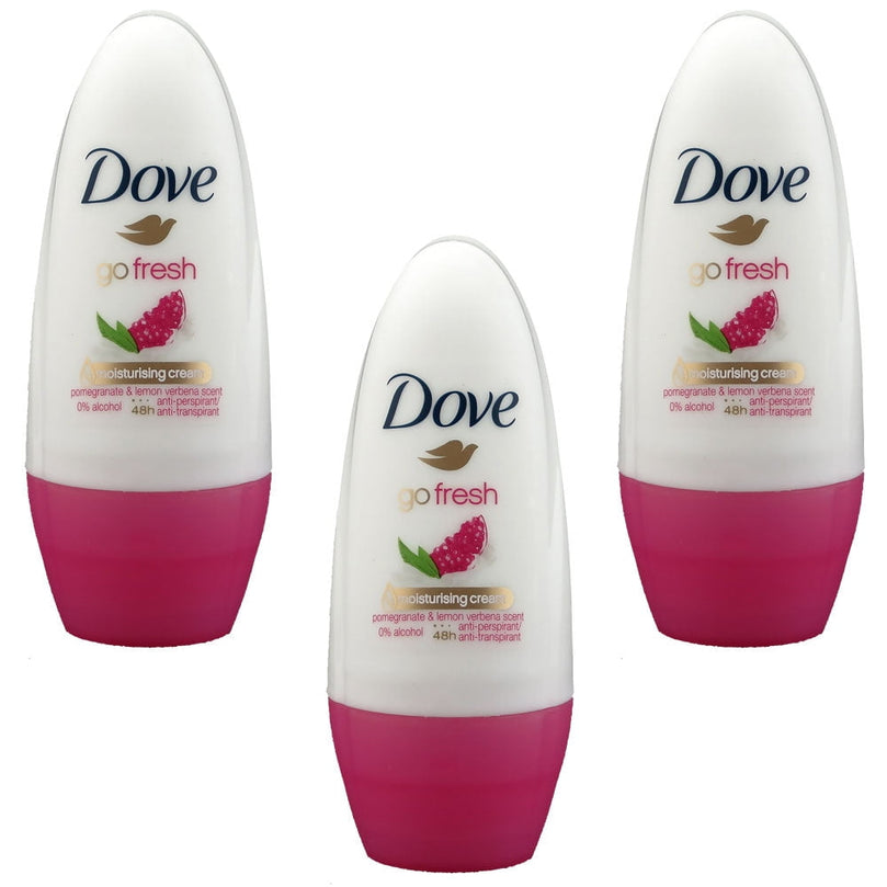 Dove Roll-on Stick Go Fresh Pomegranate 50 ml (Pack of 3)