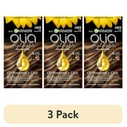 (3 pack) Garnier Olia At Home Permanent Hair Color Tool Kit, Unisex, H03 Brunette