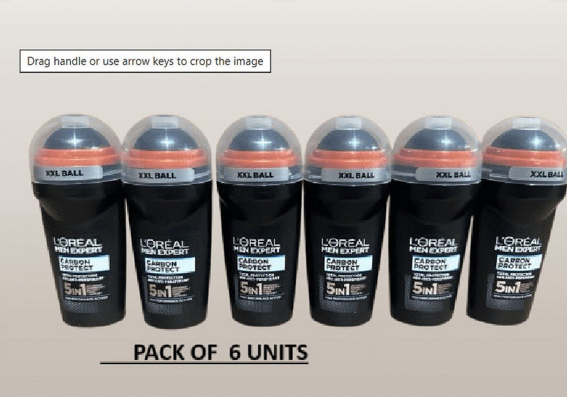 L'Oreal Men Expert AP Roll On 50ml Carbon Protect (Pack of 6)