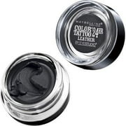 Maybelline New York Eyestudio ColorTattoo Metal 24HR Cream Gel Eyeshadow, Dramatic Black, 0.14 Ounce (1 Count)