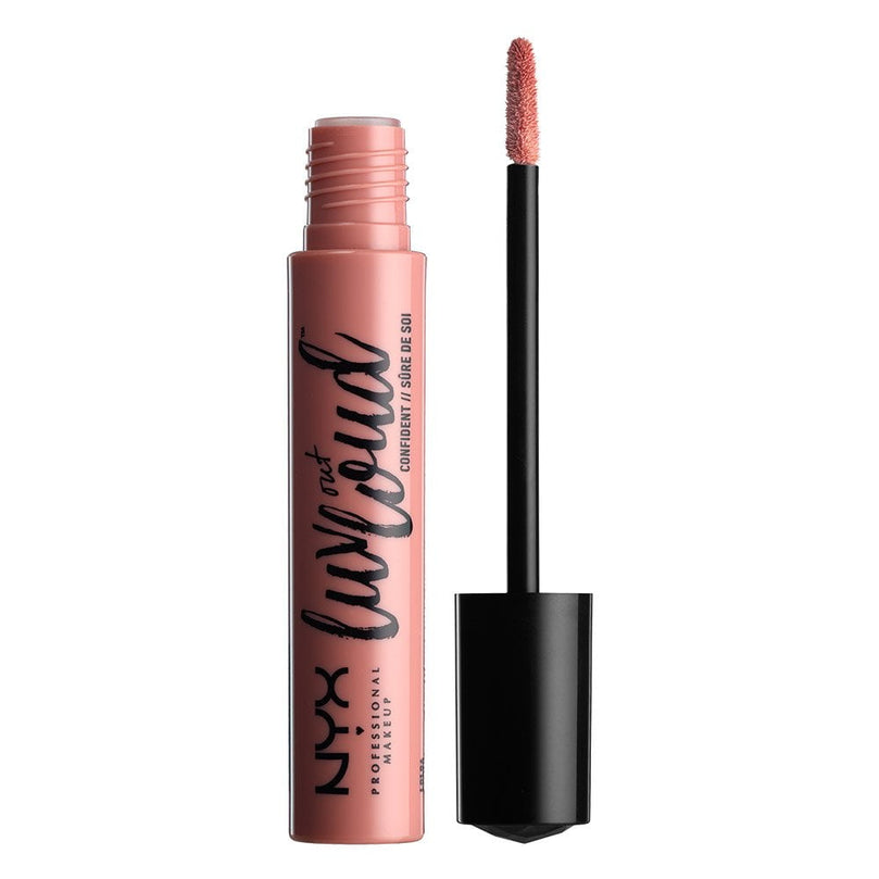NYX PROFESSIONAL MAKEUP Luv Out Loud Liquid Lipstick, Brilliant, 0.13 Fluid Ounce