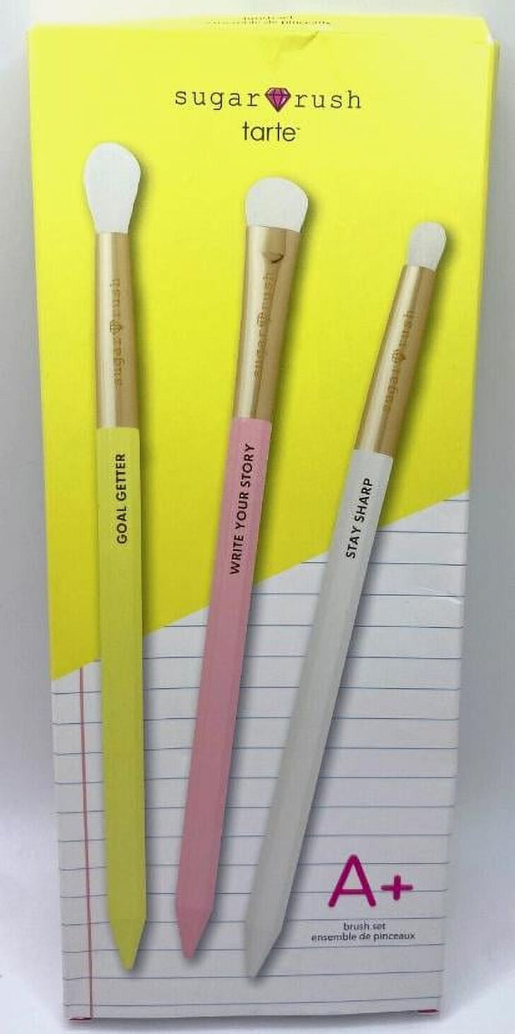 Tarte Sugar Rush A+ Brush Set 3 Pc $48 In Box