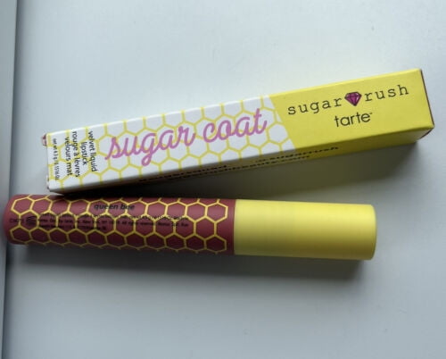 Tarte Sugar Rush Sugar Coat Velvet Liquid Lipstick Queen Bee New In Box Authentic