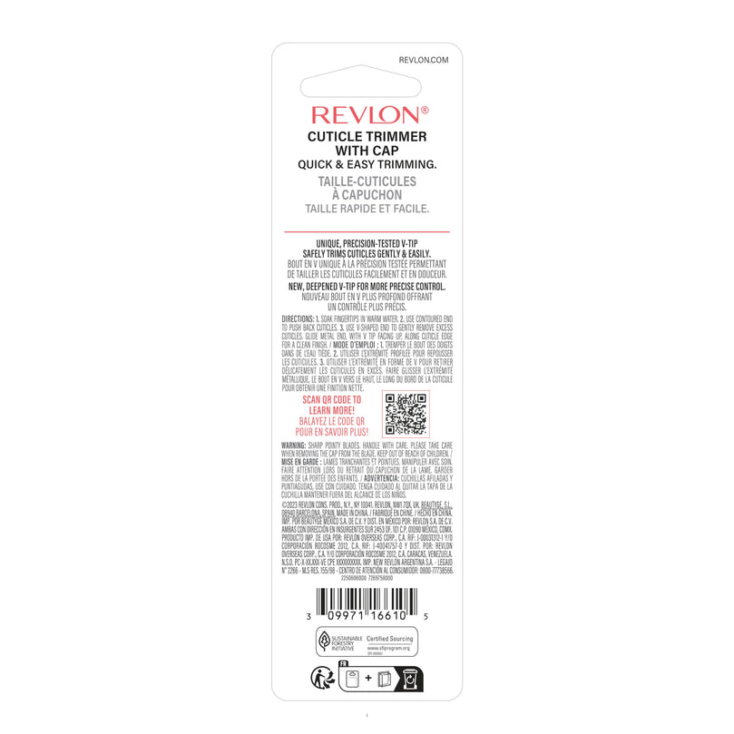 Revlon Cuticle Trimmer with Cap 1 ea