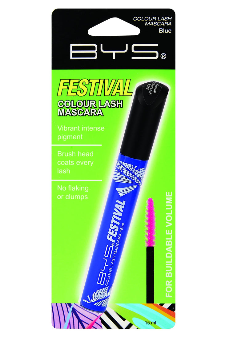 BYS Festival Color Lash Mascara - Blue