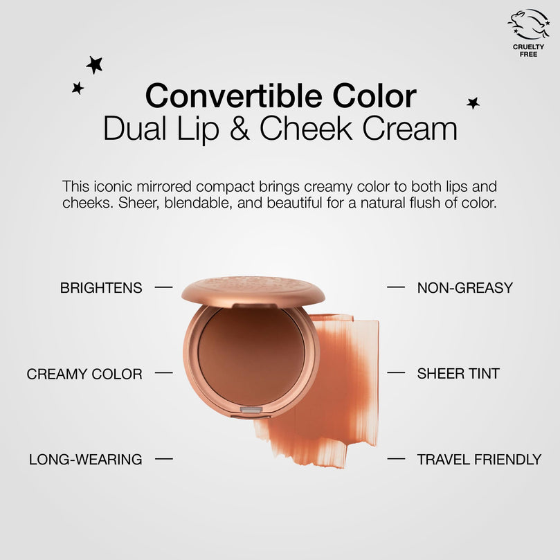 Convertible Color Dual Lip & Cheek Cream - Camellia by Stila for Women - 0.15 oz Cream Blush