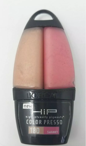 Loreal HiP Color Presso Lip Gloss Duo #180 Swanky 0.34 fl. oz