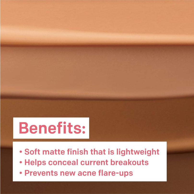 Almay Clear Complexion Makeup, Hypoallergenic, Cruelty Free, Fragrance Free, Dermatologist Tested Foundation, with Salicylic Acid, 1.0 oz - 510 Natural Ochre