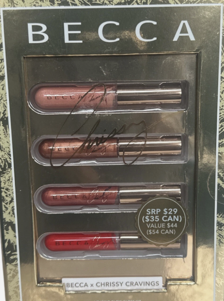 Becca x Chrissy Cravings Lip Icing Glow Gloss Kit