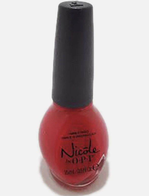 Nicole by OPI Nicloe Lacquer NI407 Please Red Cycle