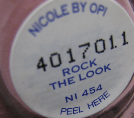 Opi Nicole Nail Polish NI454 Rock The Look