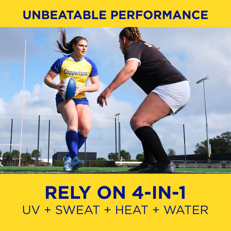 Coppertone Sport SPF 30 Sunscreen Spray, Body Sunscreen, Water Resistant Spray Sunscreen, 5.5 Oz, Pack of 2 (Packaging May Vary)