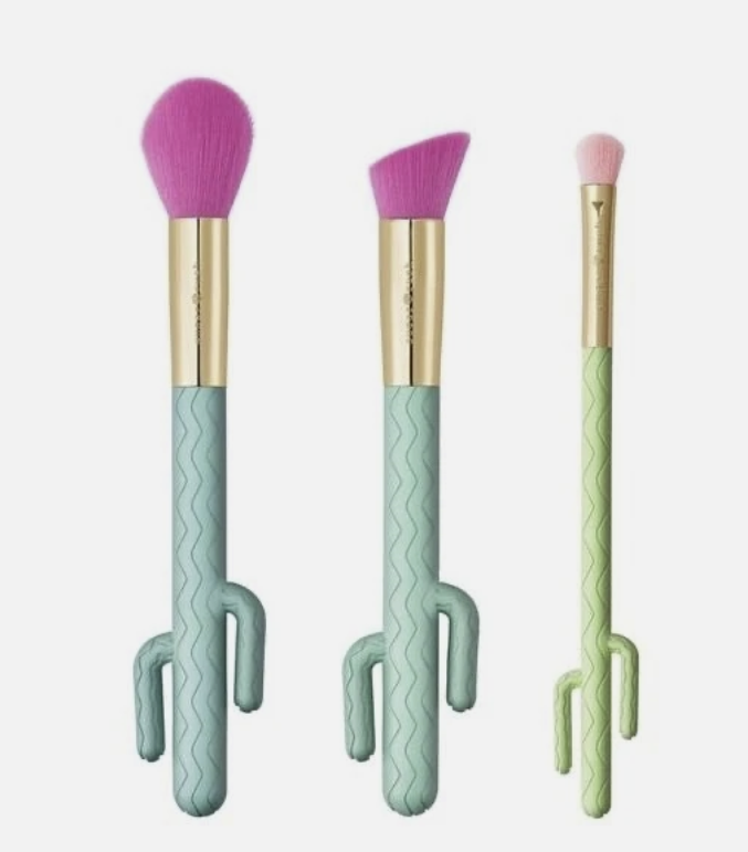 Tarte Sugar Rush Desert Dreamers Brush Set Concealer, Foundation, Powder LIMITED