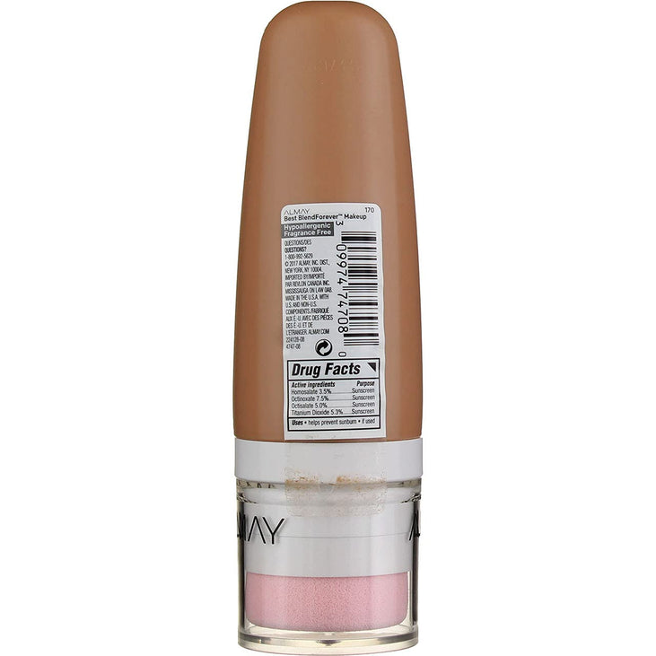Almay Best Blend Forever Makeup, True Beige, 1 fl oz