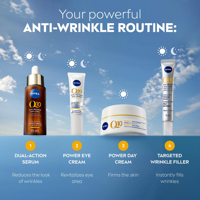 NIVEA Q10 Plus ANTI-WRINKLE with SPF 30 Day Care Cream 50 ml size (1.69 oz)