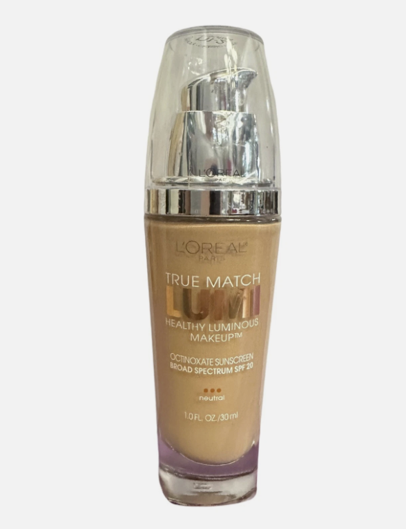 Loreal Paris True Match Lumi Healthy Luminous Makeup, N1-2 Soft / Classic Ivory