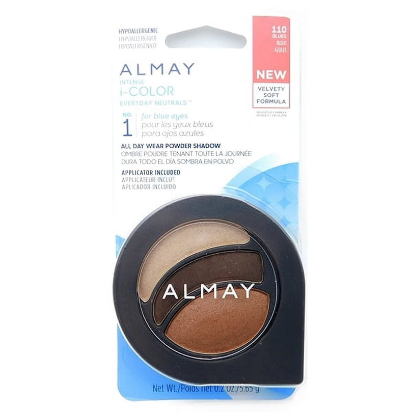 Almay Intense I-Color Everyday Neutrals All Day Wear Powder Eye Shadow, For Blue Eyes
