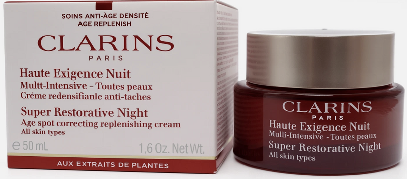 Clarins Super Restorative Night Cream All Skin Types 1.6 oz