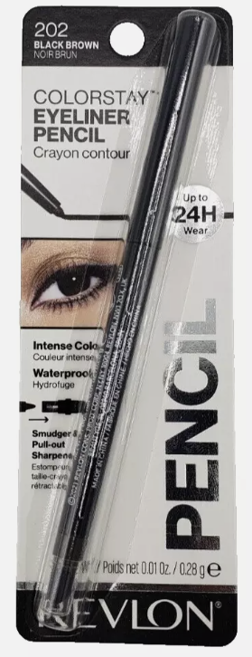 Revlon Colorstay Eyeliner Pencil - 202 Black Brown 0.01 Fl Oz