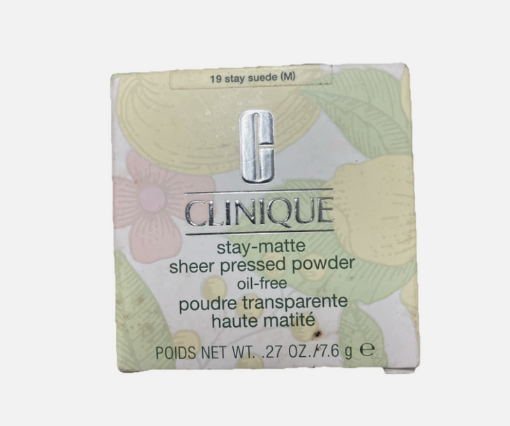 Clinique Stay Matte Sheer Pressed Powder - 19 Stay Suede