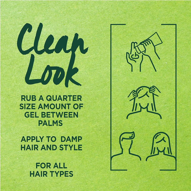 Garnier Fructis Style Pure Clean Styling Gel, 20.4 Fl Oz (Pack of 3)