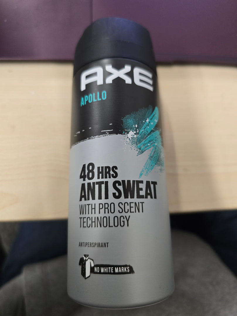 Axe Apollo Mens Deodorant Body Spray 150 ml / 5.07 oz (Pack of 3)