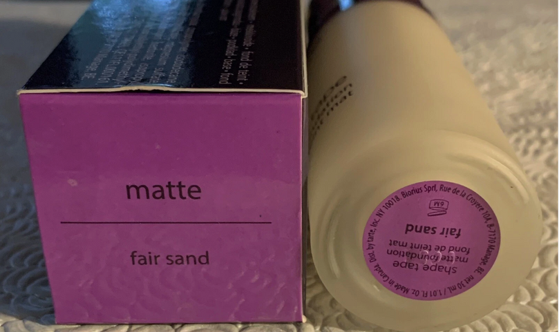 Tarte double duty beauty shape tape matte foundation 12S fair sand