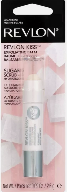 Revlon Kiss Sugar Scrub Exfoliating Lip Balm - 111 Sugar Mint, 0.09 oz