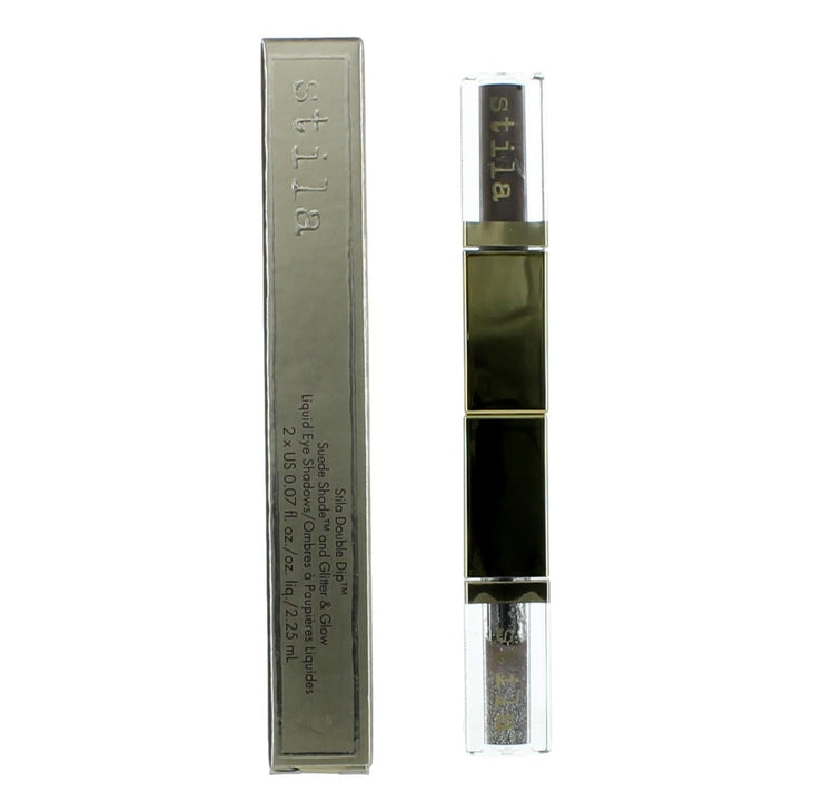 Stila Double Dip by Stila Beauty, 2 x .07oz Liquid Eye Shadows - Grey Fox