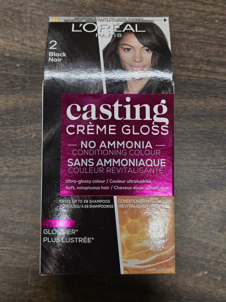 Loreal Paris Casting Creme Gloss Hair Color #2 Black