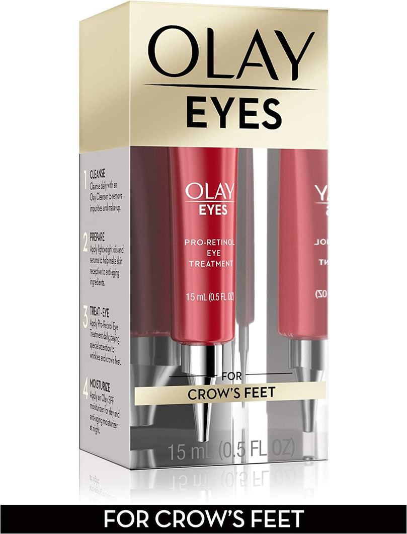 Olay Eyes Pro Retinol Eye Cream Treatment for crow's feet, 0.5 fl oz