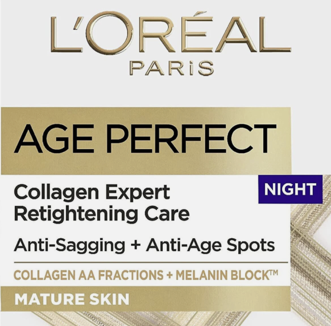 2 x L'Oreal Paris Age Perfect Re-Tightening Night Cream 50ml