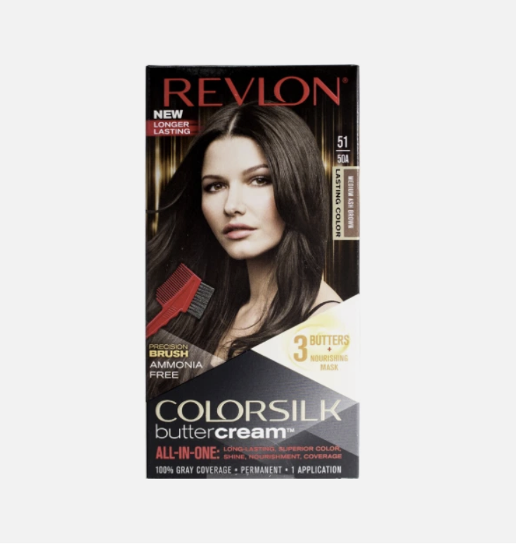 Revlon Luxurious Colorsilk Buttercream, Medium Ash Brown