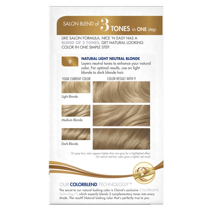 Nice 'n Easy Permanent Color - 103 Natural Light Neutral Blonde 1 Each (Pack of 4)