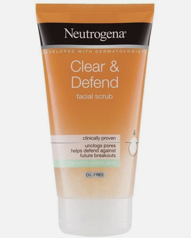 Neutrogena Clear & Defend Facial Scrub 150 ml