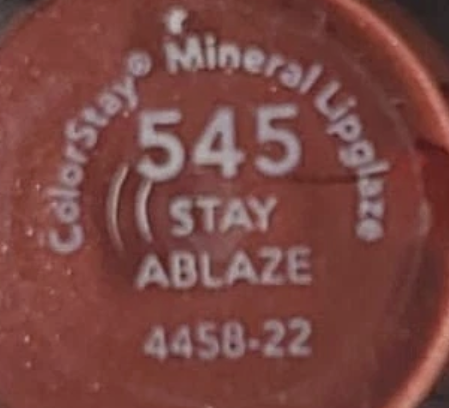 Revlon Colorstay Mineral Lip Glaze 545 Stay Ablaze 0.15 Fl Oz