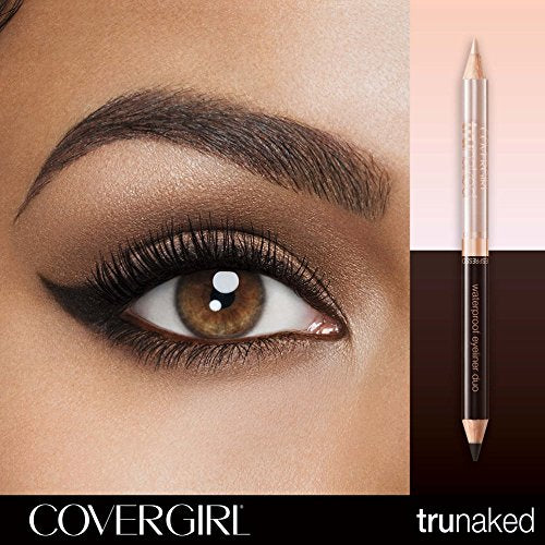 COVERGIRL truNaked Waterproof Eyeliner Duo Cashmere/Espresso, .03 oz