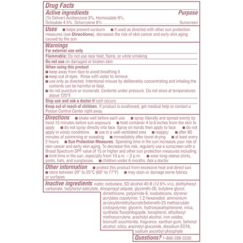 Coppertone Glow with Shimmer Sunscreen Spray, Water Resistant, Broad Spectrum SPF 30, 5 Oz Spray