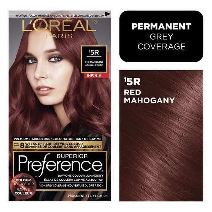 L'oreal Paris Superior Preference Infinia Permanent Hair Colour Red Mahogany 5R