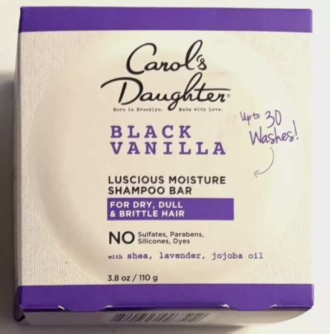 Carols Daughter Black Vanilla Shampoo Bar 3.8oz (2 Pack)
