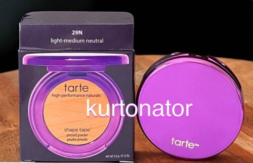 Tarte Shape Tape 33N MEDIUM NEUTRAL Pressed Powder NEW Travel Size 0.12 oz