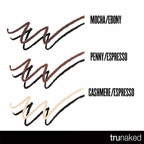 COVERGIRL truNaked Waterproof Eyeliner Duo Cashmere/Espresso, .03 oz